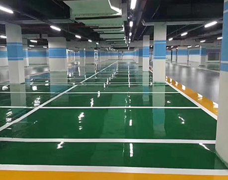 停車場(chǎng)車-建智耐磨地坪材料工程案例